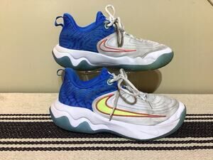 Nike Giannis Immortality 4 SE Blue Light Lemon Twist Size 5Y HF1181-100